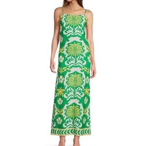 Antonio Melani Giulia Printed Linen Maxi Dress